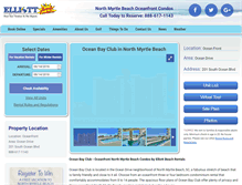 Tablet Screenshot of oceanbayclubvacations.com